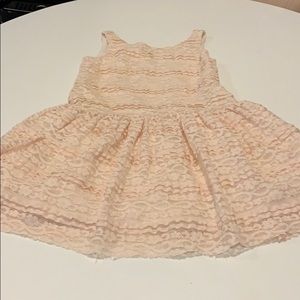 Cream Lace Dress Gap Kids Size 6/7